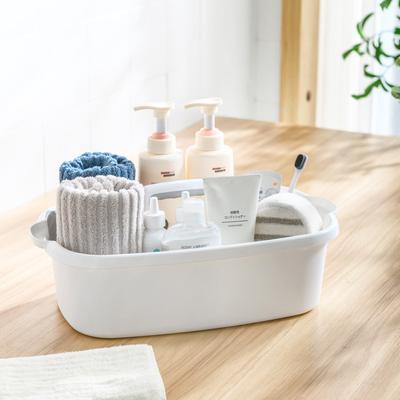 Cleaning Caddy For Cleaning Supplies With Handle - Portable Plastic Tote Organizer For Shower, Bathroom, Kitchen