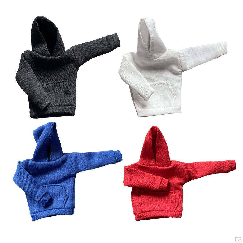 1/12 Female Hoodie Clothing for Doll 6 inch Collectable Action Figure Accessories