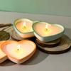 Valentinstag Doppelte Liebe Aromatherapie Kerze Silikonform DIY Herzplatte Kerzenbecher Gips Epoxidharz Formen Heimdeko