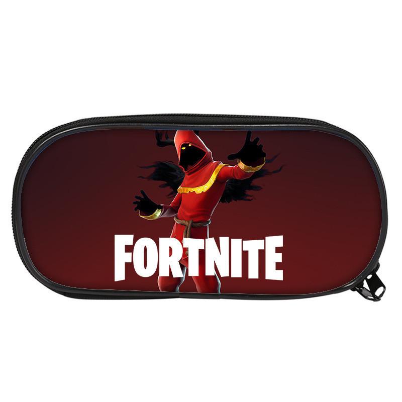 Fortnite Pattern Student Single Layer Stationery Pencil Bag Stationery Storage For School And Travel Use
