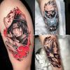 Tattoo stickers waterproof men and women durable Japanese comics anime Naruto Vortex Naruto Kakashi I love Luo