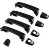 Gledewen 4 PCS Exterior Door Handle Front Rear Driver Passenger Side, Compatible with 2012 2013 2014 2015 2016 2017 Toyota Camry, Replaces#