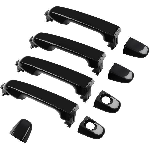 Gledewen 4 PCS Exterior Door Handle Front Rear Driver Passenger Side, Compatible with 2012 2013 2014 2015 2016 2017 Toyota Camry, Replaces#