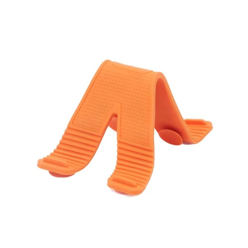 Foldable X‑Shaped Phone Holder Anti-slip Silicone Mobile Phone Bracket Car Dashboard