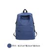 Schoolbag Japanese solid color versatile nylon backpack schoolbag female Korean version high school lightweight backpack college students ins