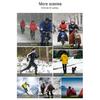 INBIKE Winter Cycling Gloves Full Finger Thermal Men's Bicycle Gloves Warm Cotton Waterproof Bike Gloves for Motorcycle Cycling