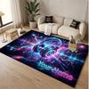 Music DJ Theme Soft Crystal Velvet Rug Custom Name & Text Print Non Slip Floor Rug for Bedroom Living Room