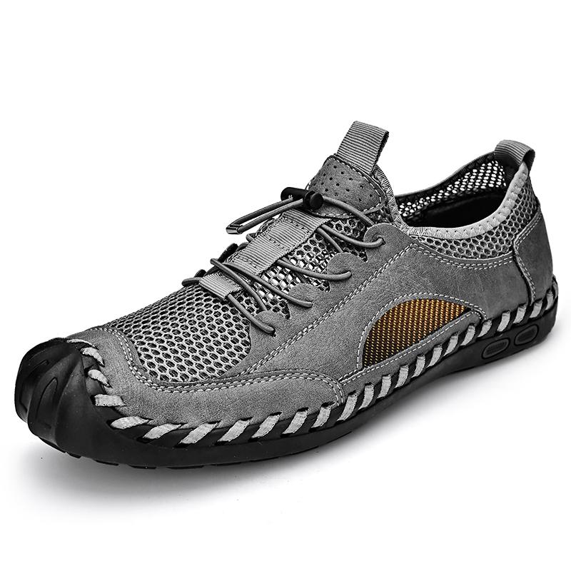 Fashion Summer Hot Selling Breathable Mesh Casual Shoes Soft Soles Comfortable Men's Sandals Outdoor Camping and Hiking Shoes for Men's