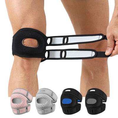 1 Stück Druck Kniebandage Ärmel Stützbandage Polster Elastische Bandagen Knieöffnung Knieschützer Sicherheit Basketball Tennis Radfahren