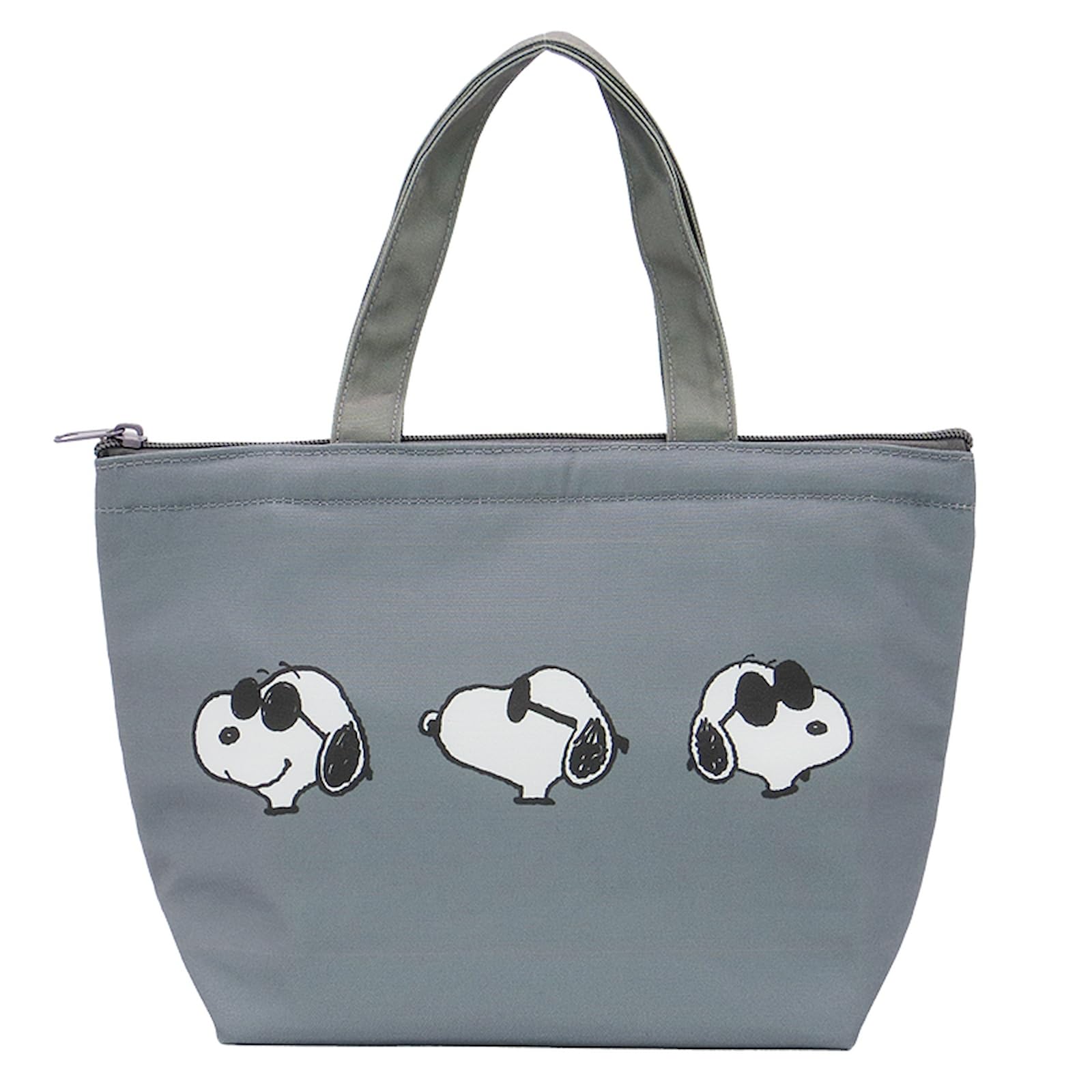 

Nakajima Corporation Peanuts Snoopy Gradient Joe Cool Insulated Mini Tote H20 x W30 x D10cm Bag, Gray, 214331-25,