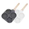 1pc Medical Stone Four-hole Omelette Pot Household Non-stick Flats-bottomed Egg Dumpling Pot Breakfast Egg Burger Frying Pan