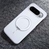 Luxury Rotating Magnetic Stand Carbon Fiber Phone Case for Google Pixel 9 10 Pro XL 9A Magnet Ring Folding Bracket Hard Cover