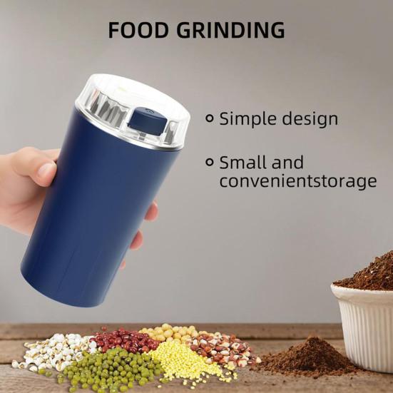 Electric Coffee Grinder 240W Stainless Steel Blades Multifunction Spice Grinder Coffee Beans Nuts Herbs Grinding Machine