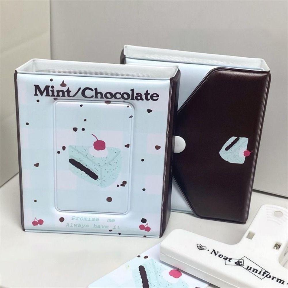 

Matcha Cake Photocard Holder 32 Pockets Idol Photo Holder Cute Small Card Booklet