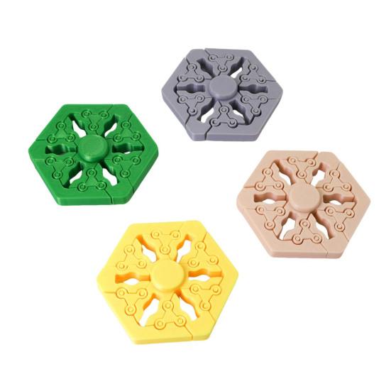 Rozkládací Fidget Spinner Hračka Úleva od Stresu Úzkosti Bistabilní Stav Gyroskop Přenosný Cestovní Prstový Bifurkační Gyroskop Senzorická Rotující Hračka