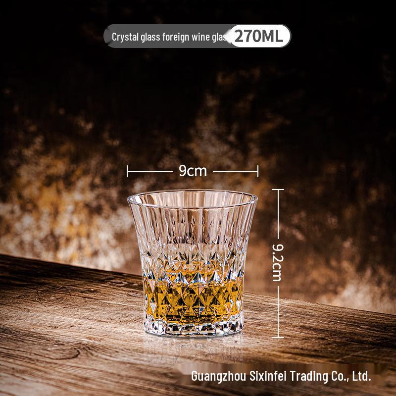 MDNG Diamond Crystal Wine & Whiskey Glass