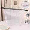 Portable Handle Storage Bags Large Opening Waterproof Toiletry Bag Makeup Organizer Pouch for Travel Fitness Swimming Outdoor