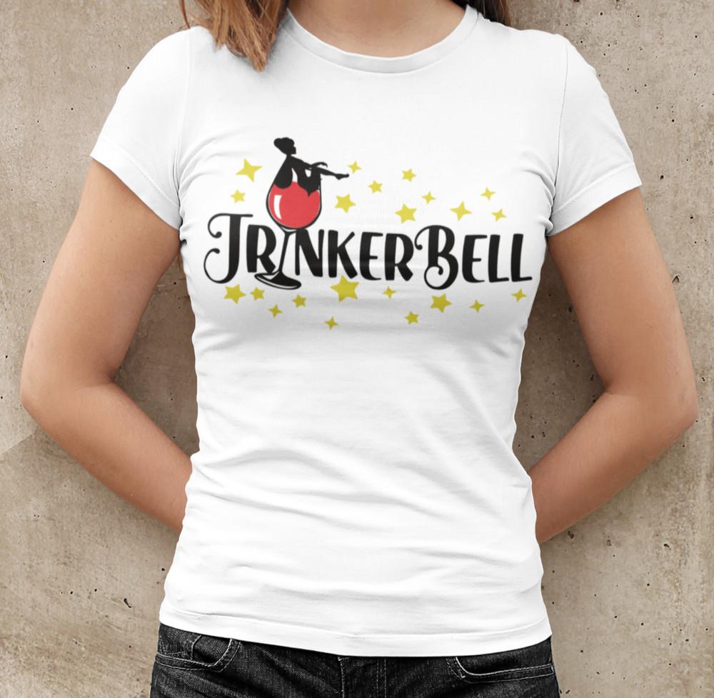

Heiraten Party Karneval JGA Junggesellinnenabschied Trinkerbell Damen T-Shirt 4XL