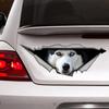 Adesivo per Auto Testa di Husky Cane Animale Domestico Decalcomania Autoadesiva Impermeabile Decorazioni Auto su Paraurti Lunotto Posteriore Laptop JM52