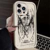 Luxury Punk Black Angel Phone Case For Xiaomi Redmi 9A 9C 10 10C 12 12C K30 K40 K50 Note 10 11 12 13 Pro 5G Cover
