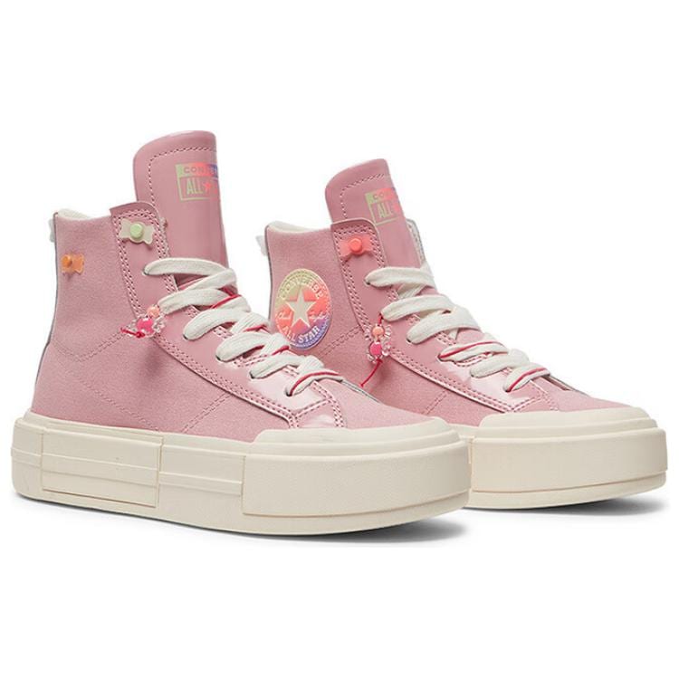 Converse CHUCK TAYLOR Abrasion Resistant High top Canvas Shoes Unisex Pink A12458C
