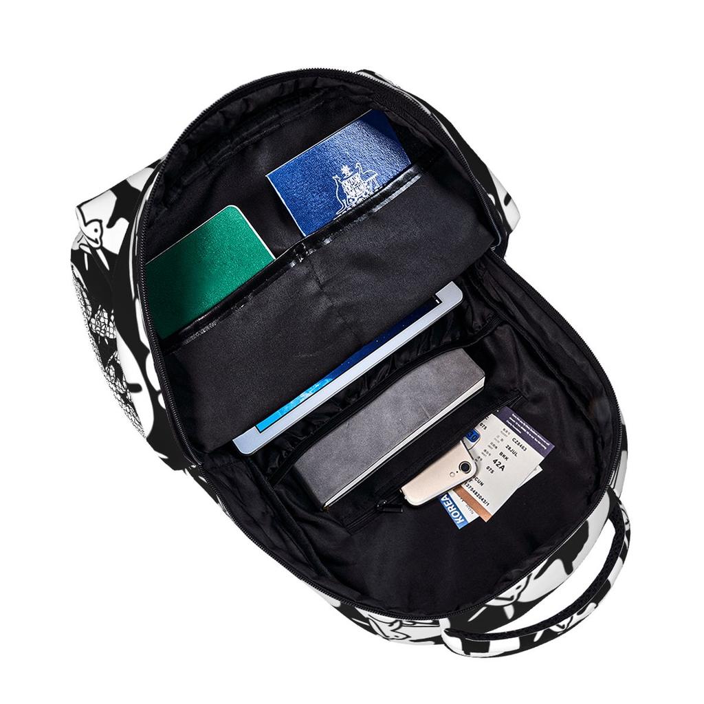 Hase Kaninchen Schattenspiel Handverlierer Außenseiter Rucksäcke Jungen Mädchen Schultasche Schüler Schultaschen Cartoon Rucksack Umhängetasche