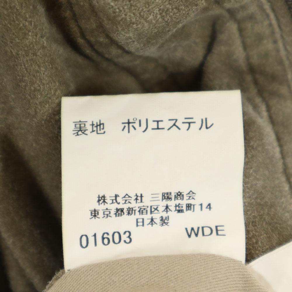 Burberry Sanyo Shokai Made in Japan Wildlederimitat Jacke L khaki Herren Gebraucht