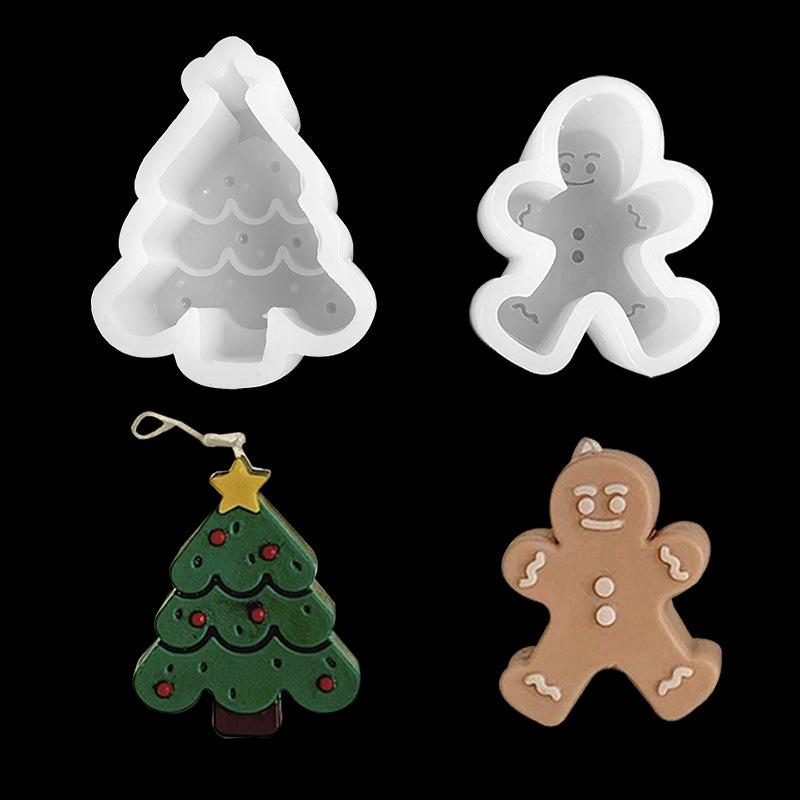 

Рождественская елка Снеговик Силиконовая свеча Форма DIY Творческий Мыло ручной работы Лось Поделки из смолы Изготовление праздничных подарков Домашний декор рабочего стола