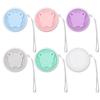 180Ml Portable Silicone Folding Water Cup Heat Resistant Foldable Mug With Lid For Outdoor Travel Drinking