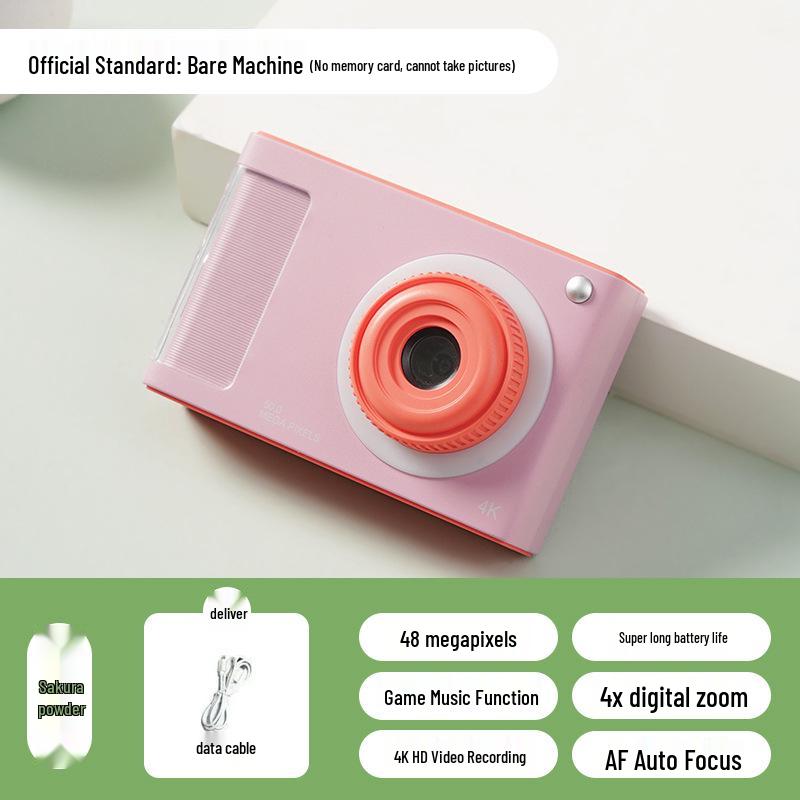 Campus Student HD Retro Dual-Lens Portable Travel Camera