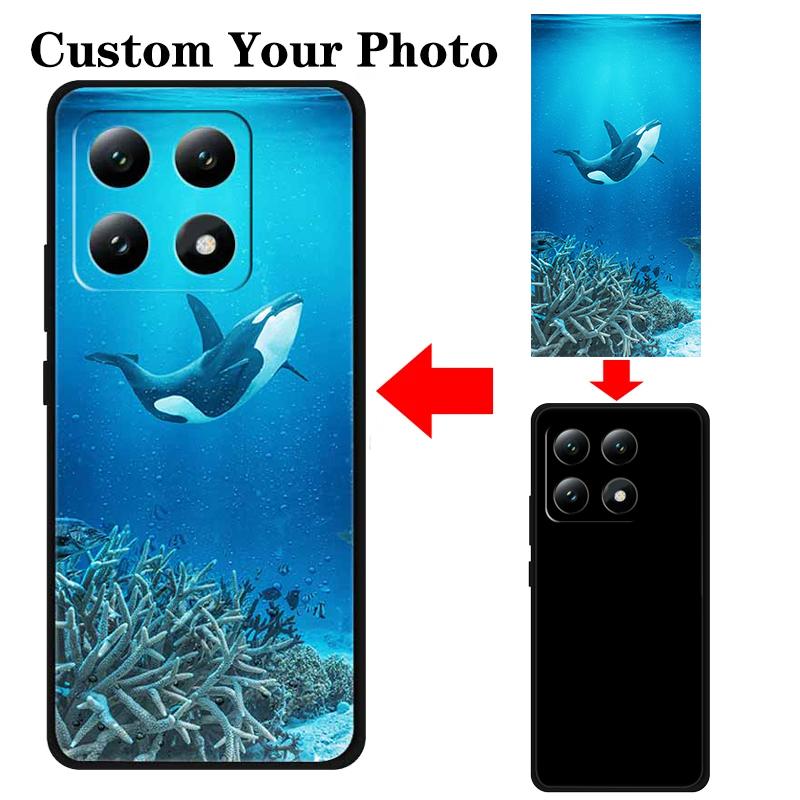 

DIY Soft TPU Phone Case For Xiaomi 14T Covers 14TPro 15Pro Redmi Note 14 Pro+ Customized Silicone Coque For Xiaomi 14T Pro Cover Xiaomi 15