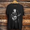 David Bowie Zanger Shirt Katoen Zwart Korte Mouw Alle Maten S-4XL Shirt Unisex T-shirt