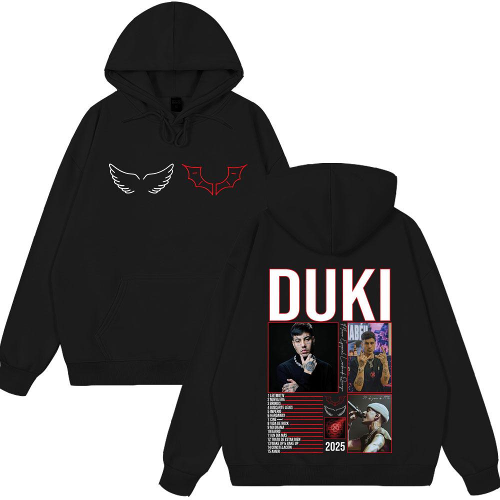 

2025 New Style Hoody Rapper Duki 2025 Album Merch Graphic Hoodies Couple Hoodie Hip-hop Hooded Vintage Sweatshirt Winter Clothes 3XL