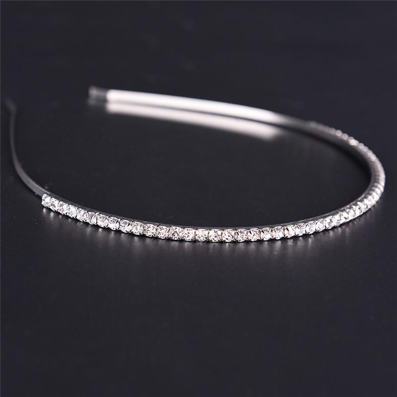 Crystal Rhinestone Headband Hairband Head Wear Elastic Brightness Accessories