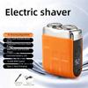 Type-C Charging Smart Shaver Waterproof Design Portable Rotary Razor Mini Electric Shaver  Husband