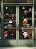Halloween Pumpkin Decorations Window Clings - Theme Shop Scene Arrangement Glass Stickers