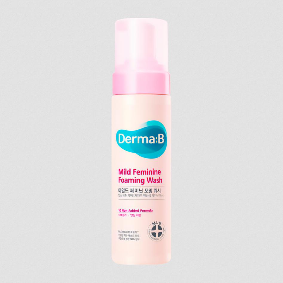 Derma:B Mild Feminine Foaming Wash 200ml / Soothing, Nourishing, Moisturizing, Korean Cosmetics, Kbeauty