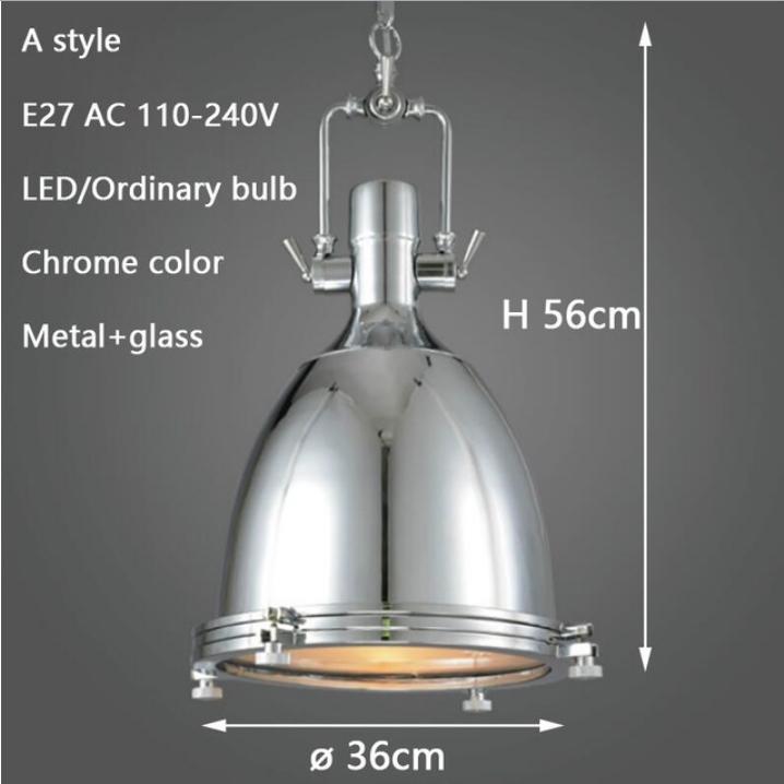 3 style Loft retro Industrial hanging Hardware metals pendant lamp vintage E27 LED lights Kitchen