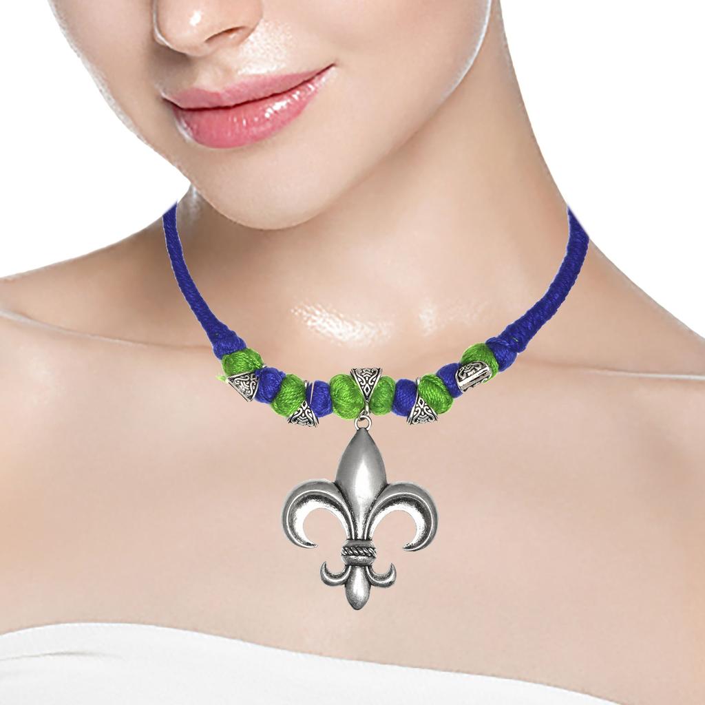 Trisul Dzień Matki Makrama Sznurek Biżuteria Naszyjnik 20 cali