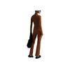 Nike Zenvy Air Series Dri-Fit High Waist Solid Color Casual Sports Pants Women Pants Light-British-Brown Black FV7922-281