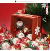 Santa Claus Decorations Tinned Iron Tin Ball Christmas Candy Box Multi Color Tree Hanging For Festive Events Holiday Gifts Home