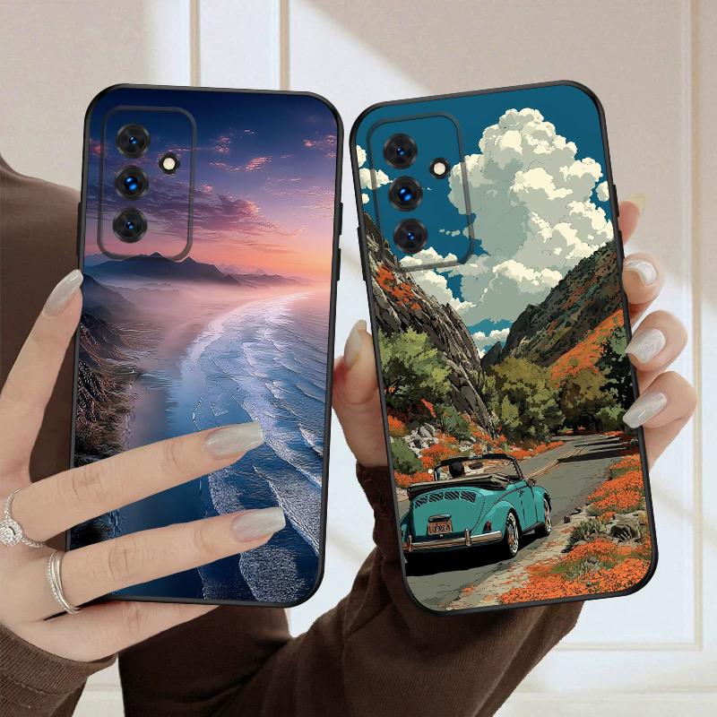 Tropical Seaside Beach For Samsung S20FE S21 22 23 FE 24 Plus 25 Ultra Galaxy M23 32 34 35 52 53 54 55 silicone soft phone case