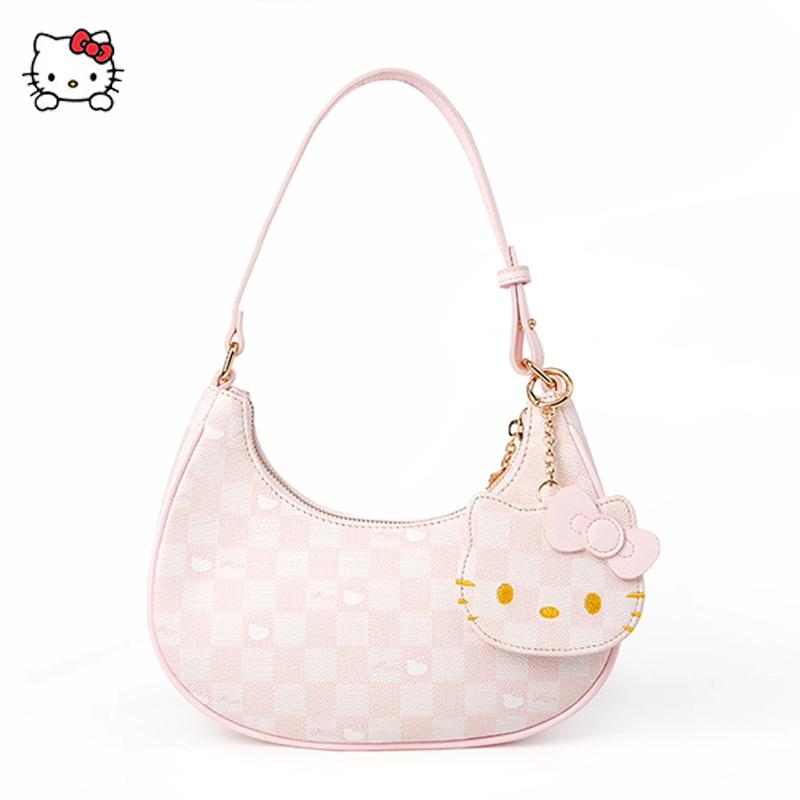 Cute Anime Cartoon Underarm Bag For Women Kawaii Zipper Shoulder Crossbody Purse Aesthetic Gift
