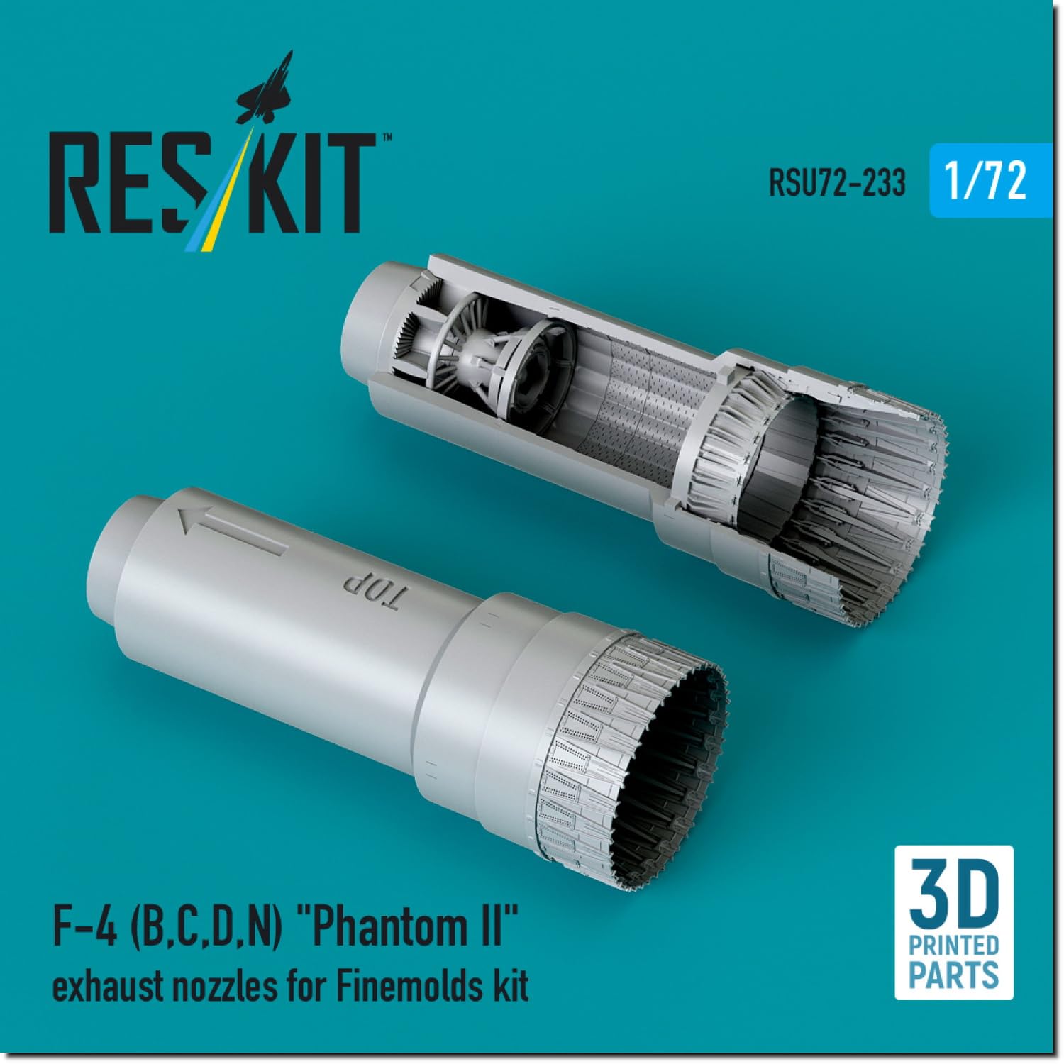 

Reskit 1/72 F-4B/C/D/N Afterburner (for Fine Molds) Plastic Model Parts RSKU72-0233 (Airplane)