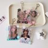 With Keychain Student Card Cover Transparent Star ID Card Holders  Idol Card