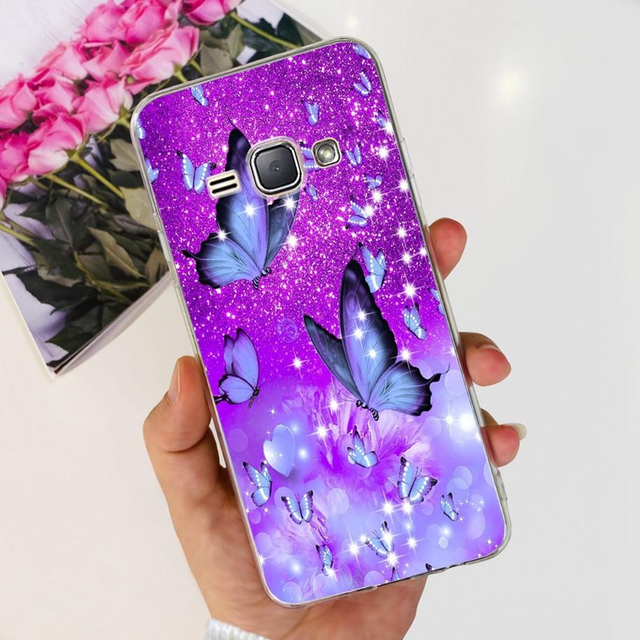 For Samsung J1 2016 Case SM-J120F Cover Fashion Marble Flower Soft Silicone Phone Cover For Samsung J1 Mini J105F J 1 2016 Funda