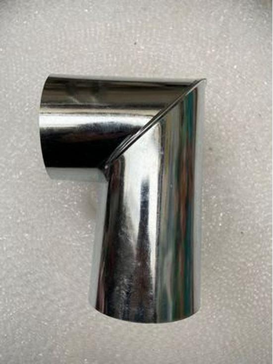 Galvanized Iron Wood Stove Chimney Ventilation Pipe - 3-Way for Kitchen and Fireplace