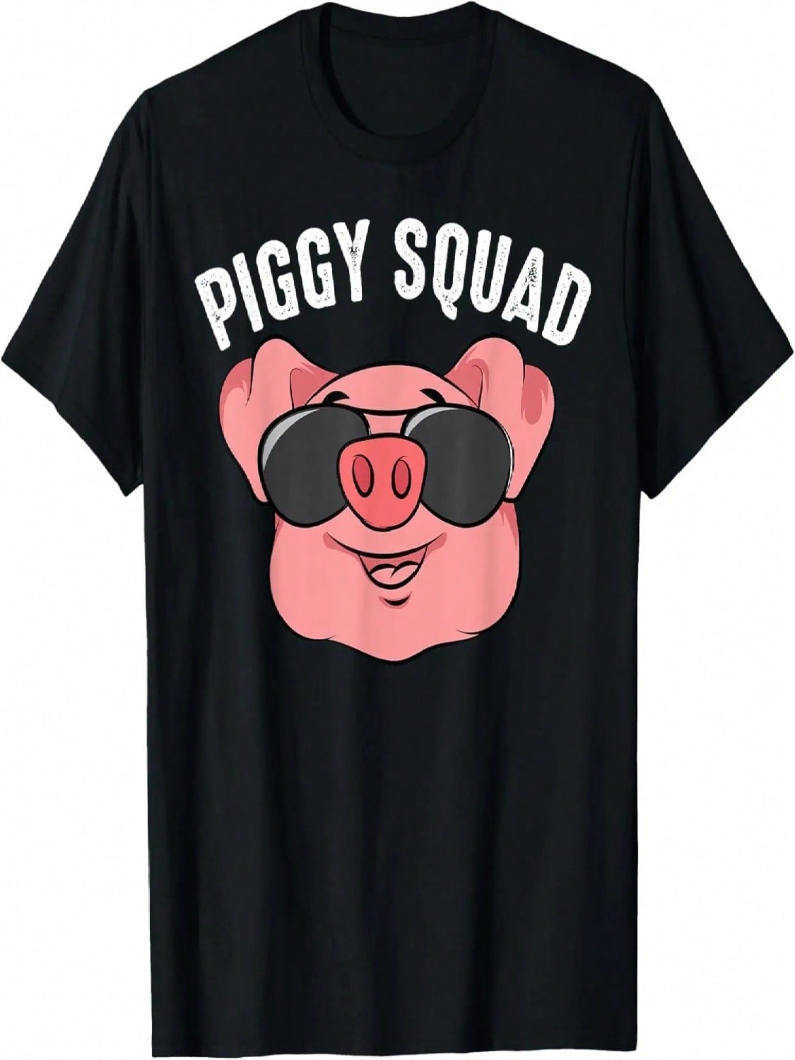 Piggy Squad _ Cute Pig Farmer Animal Lovers Funny Farm Gift T-Shirt S разноцветный