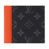 Louis Vuitton Monogram Eclipse Logo Color Block Design Coated Canvas Passport Holder Men Accessories Orange M25838