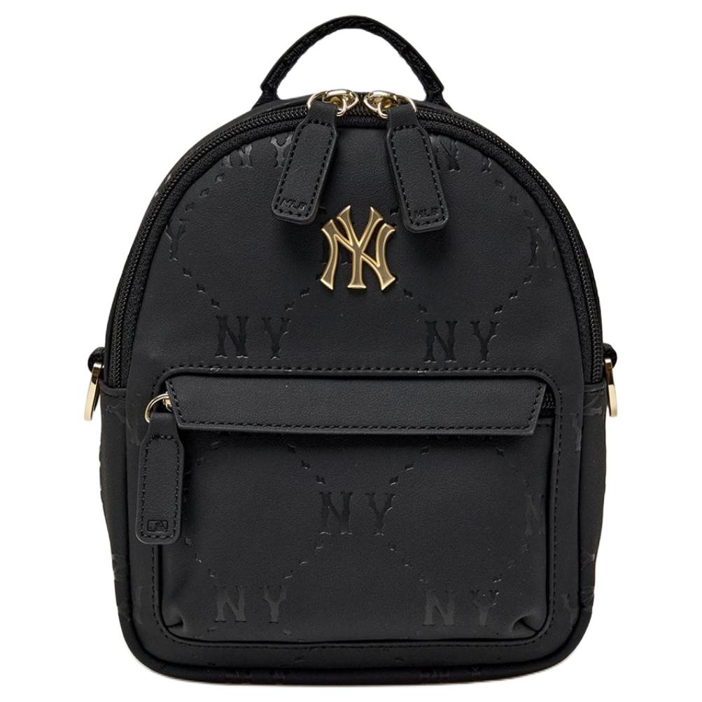 

MLB 25FW New York Yankees Large Capacity Lightweight Faux Leather Backpack Regular Unisex Couple Unisex Backpack Black 7ABKMD75N-50BKS Shopping Bag